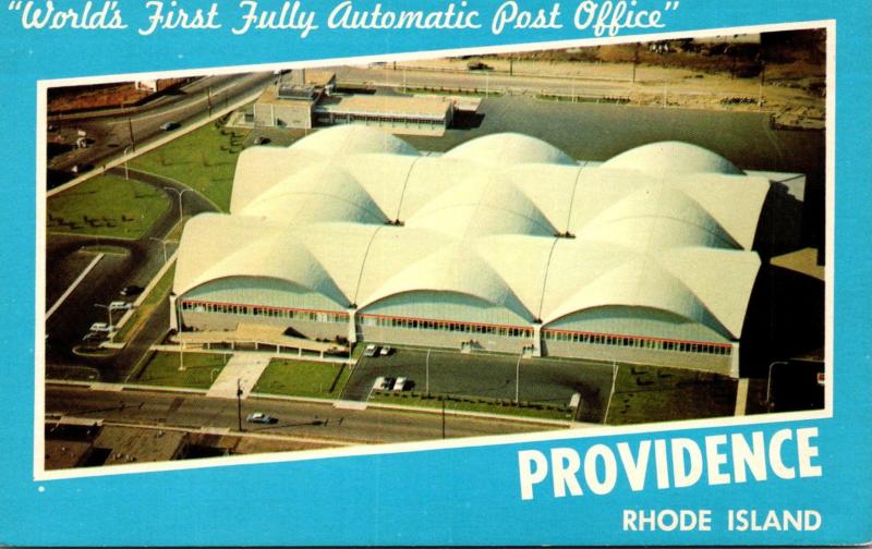 Rhode Island Providence World's First Fully Automatic Post Office