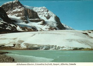 Postcard Athabasca Glacier Columbia Icefield Jasper Lake Louise Alberta Canada