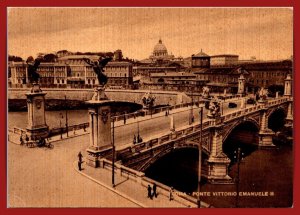Italy - Rome - Ponte Vittorio Emanuele II - [FG-679X]