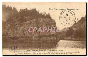 Postcard Old picturesque sites of Franche Comte Doubs Basins Rock Echo