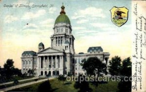 Springfield, ill, Illinois, USA United States State Capital Building 1907 