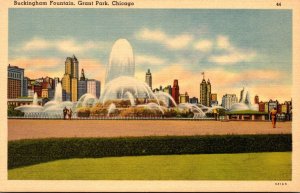 Illinois Chicago Grant Park Buckingham Fountain