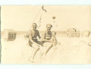 old rppc NICE VIEW Marked Westerland - Vesterland - Sylt Germany i3318