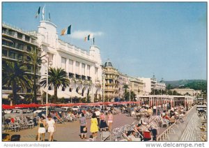 France Nice Promenade des Anglais et Palais de la Mediterranee