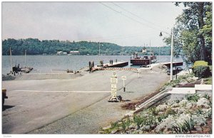 EDMONTON, Alberta, Canada, 1940-1960's; Glenora Ferry, East of Glenora Village