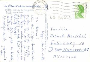 BG35643 nice le car ferry partent pour la corse france