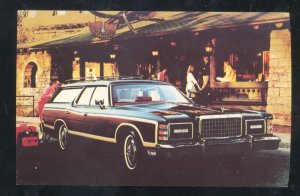 1978 FORD LTD COUNTRY SQUIRE VINTAGE CAR DEALER ADVERTISING POSTCARD