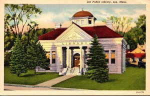 Massachusetts Lee Public Library Curteich
