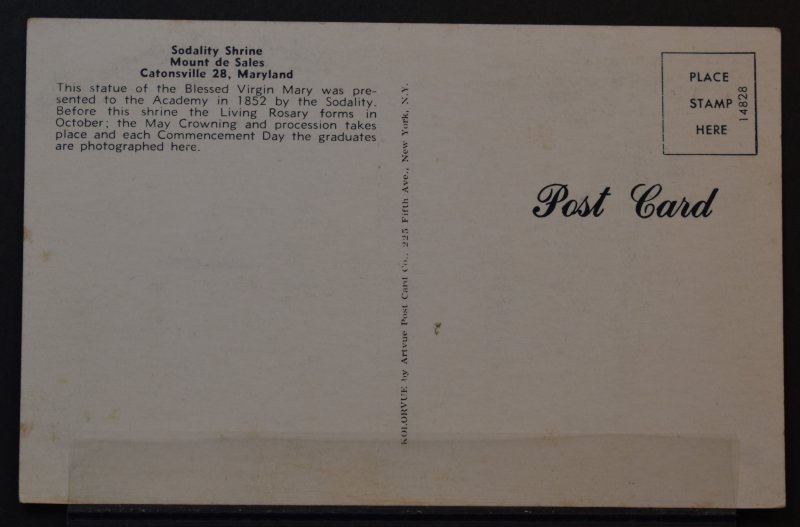 Catonsville, MD - Sodality Shrine, Mount de Sales