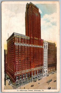 Chicago Illinois 1930s Postcard Morrison Hotel