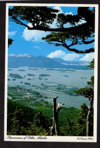 AK View Sitka Alaska from Harbor Mountain Postcard