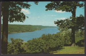Kentucky Scenic view the sweeping curves of the beautiful Ohio River ~ Chrome