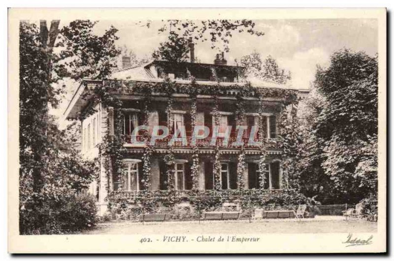 Old Postcard Vichy Chalet From I & # 39Empereur