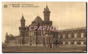 Postcard Old National Brussels National Shooting