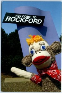 Postcard - Gerry says: I Like Rockford! - Welcome To Rockford, Illinois