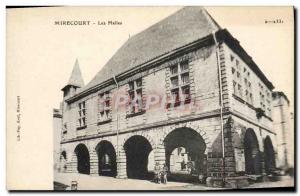 Old Postcard Mirecourt Les Halles