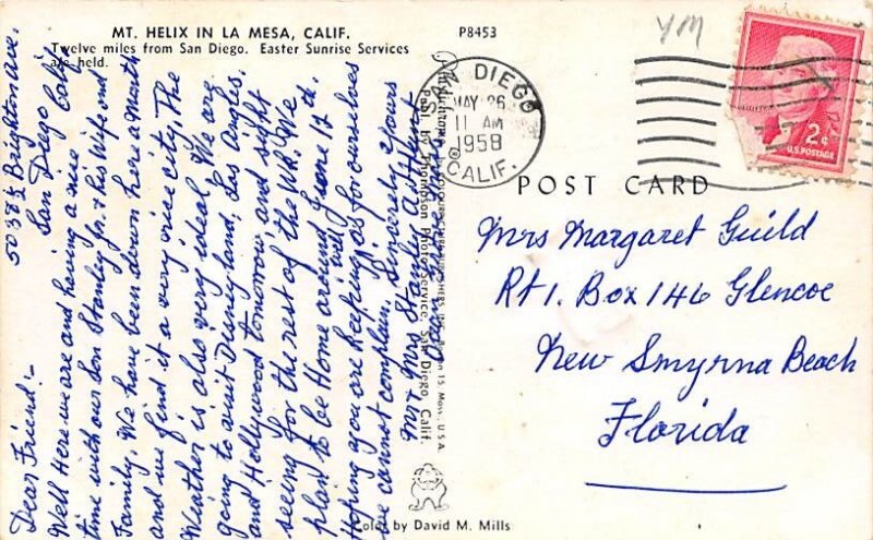 Mt. Helix La Mesa CA