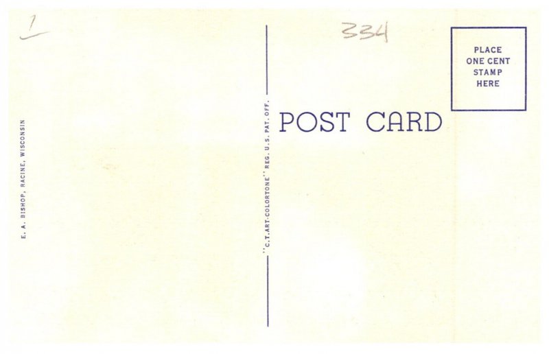 Wisconsin  Kenosha ,View looking West