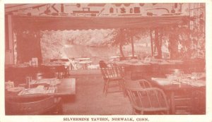 Norwalk Connecticut Silvermine Tavern Interior 1960 WB Postcard Unused