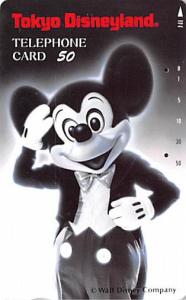 Walt Disney Telephone Card 2 x 3 3/8 inch Telephone Card 