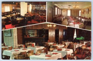 1966 ANTONY'S RESTAURANT SHELTON CONNECTICUT CT STARLITE LOUNGE DINING ROOM VIEW