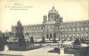 KK Hofmuseum und Maria Theresien Denkmal Wien - Vienna Austria Unused 