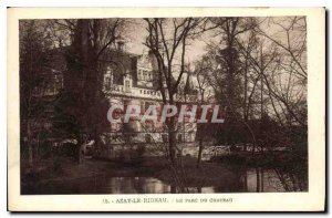 Old Postcard Azay le Rideau The Chateau Park