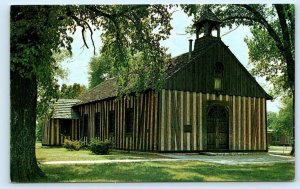 CAHOKIA, IL Illinois ~ Old HOLY FAMILY CHURCH c1950s St. Clair County Postcard