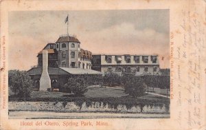 SPRING PARK MINNESOTA MN~HOTEL DEL OTERO~1906 TINT PHOTO POSTCARD