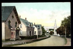 Nova Scotia YARMOUTH Arcadia Street View pm1908 ~ DB