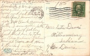 Postcard MN Rochester Catholic Methodist Episcopal Baptist Churches 1923 V71