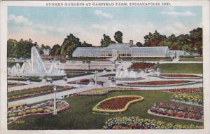 Indiana Indianapolis Sunken Gardens At Garfield Park