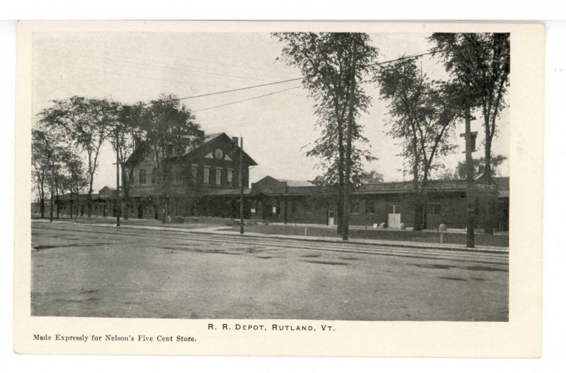 VT - Rutland. Railroad Depot