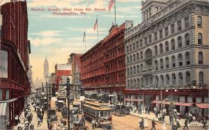 B95180 market street philadelphia pa tramway tram chariot usa