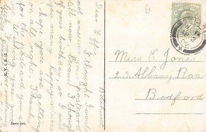 Animals Humanized Lady Cat Smoking Cigarette Katzenjammer 1909 postcard B922