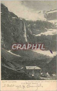 Old Postcard Gavarnie large waterfall drop 133 m