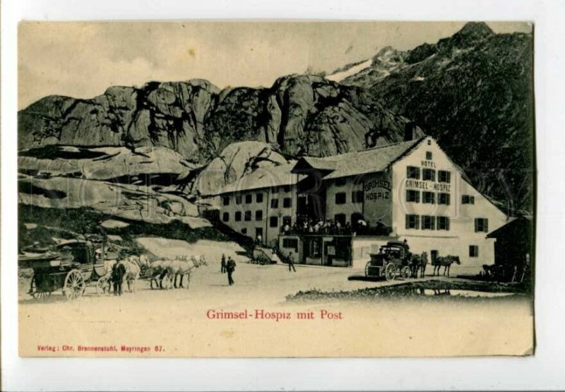 3098072 SWITZERLAND Grimsel-Hospitz mit Post Vintage PC