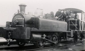 Beckton Works London Train No 2 & Driver Real Photo Old Postcard