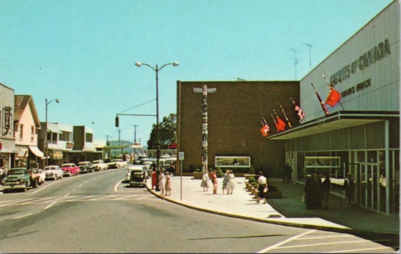 Victoria Crescent Nanaimo BC British Columbia Totem Unused Vintage Postcard D64