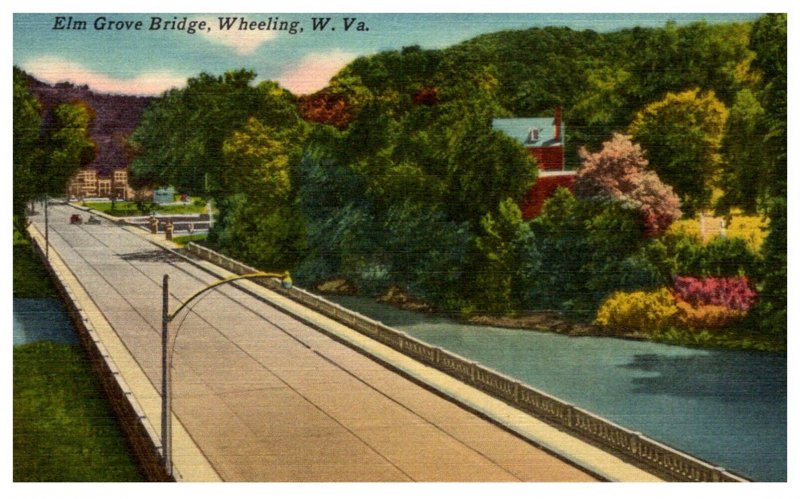 West Virginia Wheeling  Elm Grove Bridge