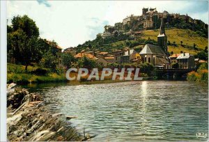 Modern Postcard Saint Flour Cantal Alt 900 m Tourist Vue Generale