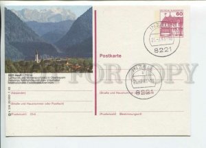 449777 GERMANY 1982 year Inzell cancellation POSTAL stationery postcard