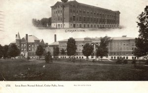 Vintage Postcard 1907 Gymnasium Iowa State Normal School Cedar Falls Iowa IA