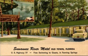 Florida Old Town The Suwannee River Motel Curteich