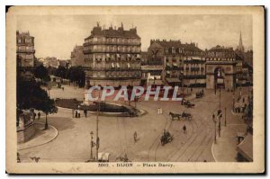 Old Postcard Dijon Place Darcy