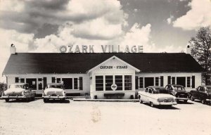 Eureka Springs Arkansas Ozark Village Restaurant Real Photo Postcard AA69459