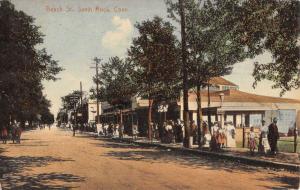 Savin Rock Connecticut Beach Street Scene Historic Bldgs Antique Postcard K29581