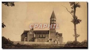 VINTAGE POSTCARD Clervaux the church of the abbey