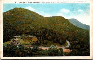 Vintage Virginia Postcard - New Market - Massanutten Mts.