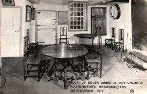 Vintage Postcard Real Photo Room Washington's Headquarters Newburgh New York NY